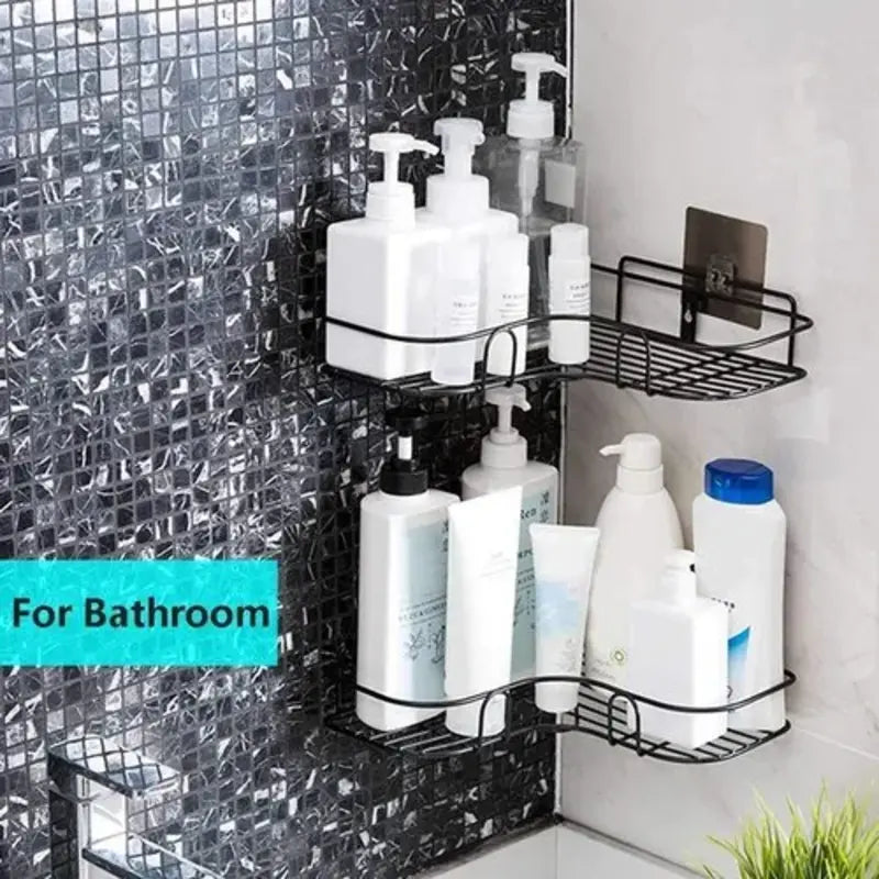 Wall hanging Corner Shelf, Bathroom Storage organizer happyhome