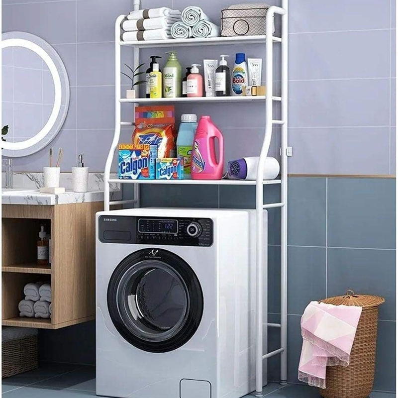 Washing Machine Rack , 3 Layer Metal Laundry Rack happyhome