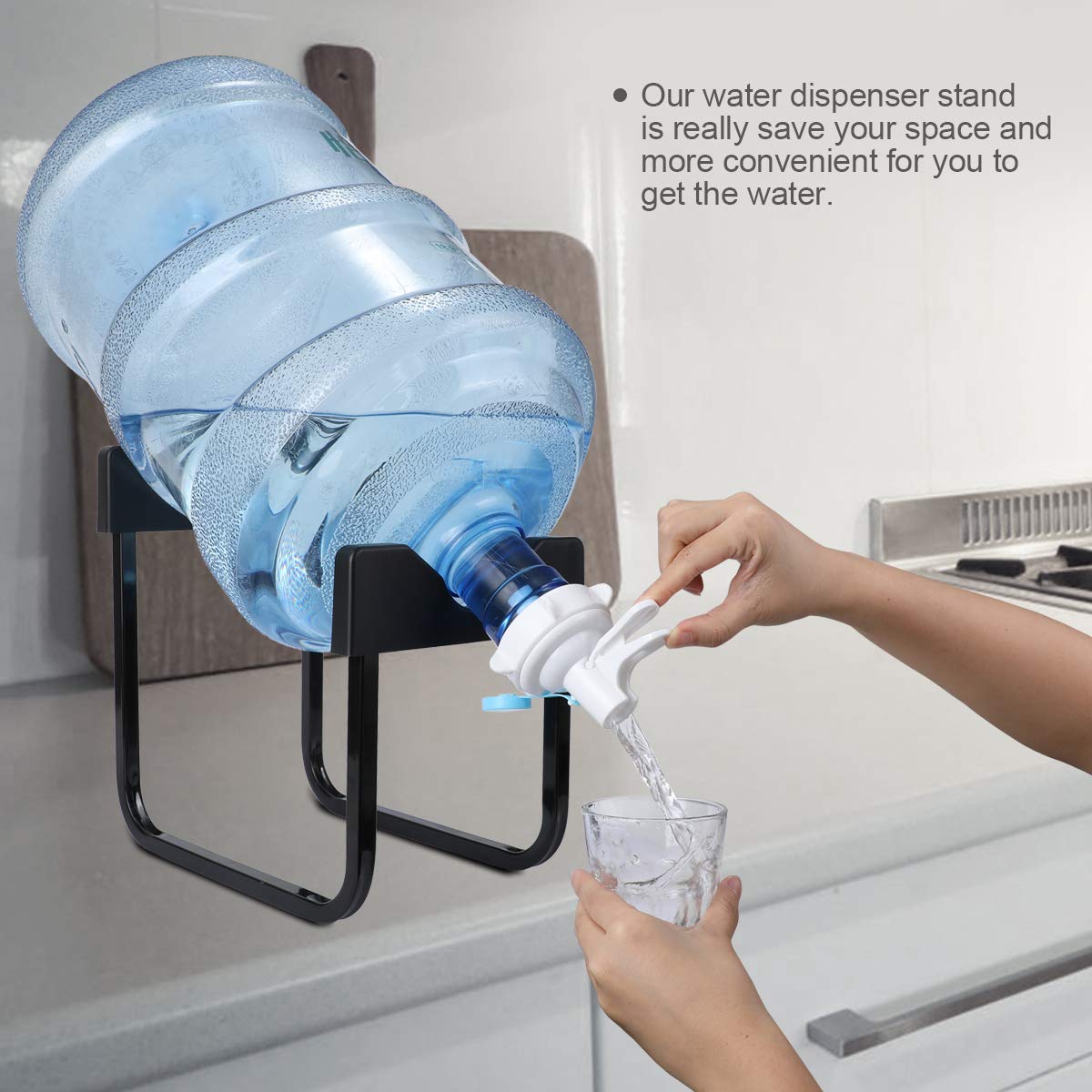 Water Bottle Dispenser Stand , Portable Water Bottle Dispenser Stand with Faucet happyhome