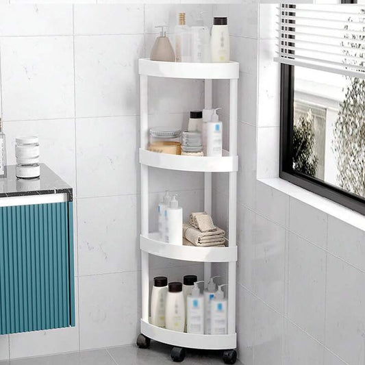 4 Tier Kitchen Corner Rack ,Plastic Corner Rack