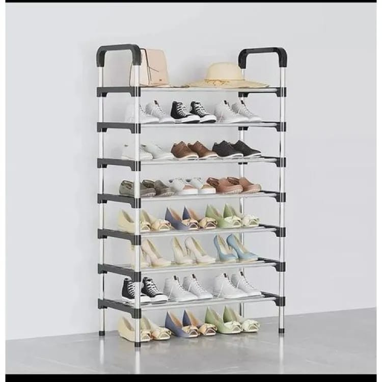 Metal Shoe Rack 7 Layer, Shoe Rack without Cover