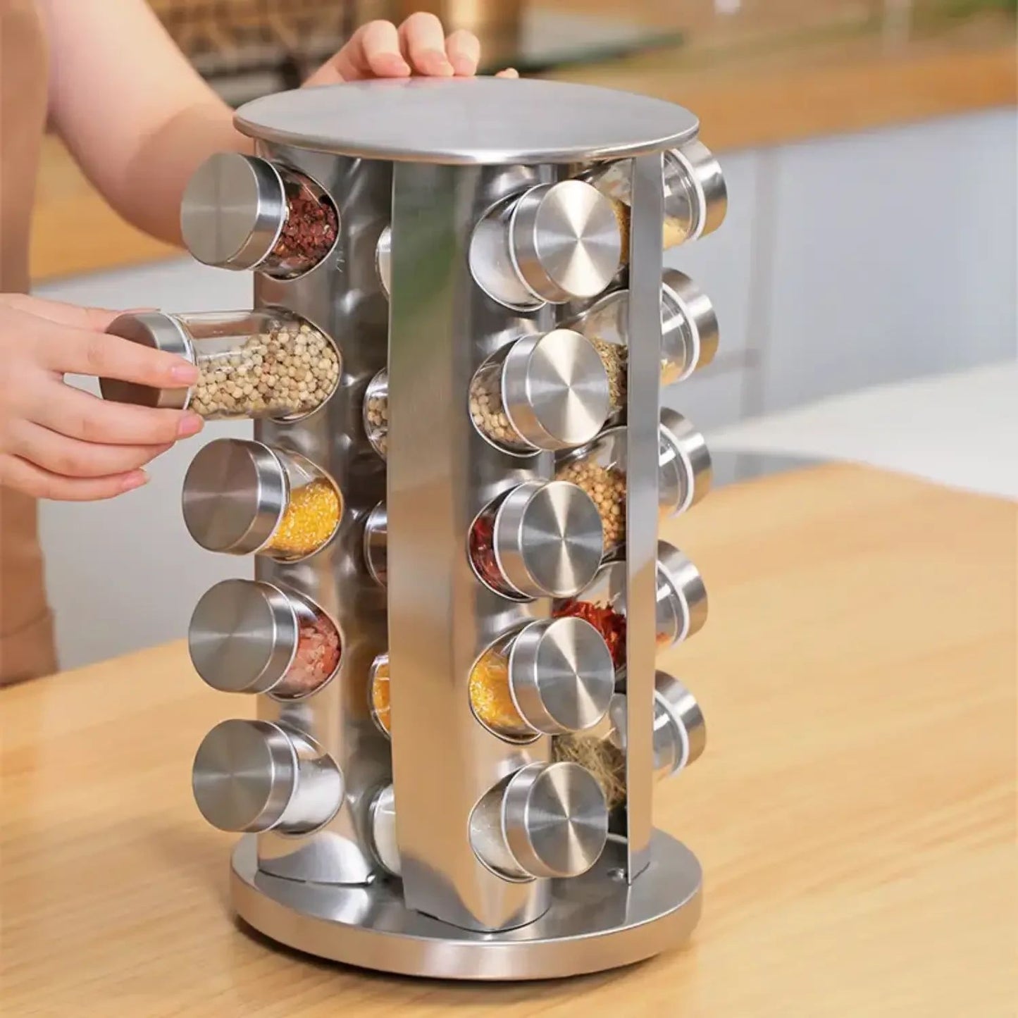 Rotating Spice Rack, Bottle Spice Rack