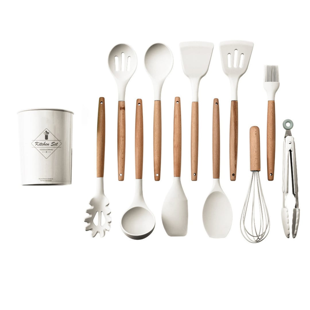 12 Pcs Kitchen Utensil Set, Cooking Set of Utensils