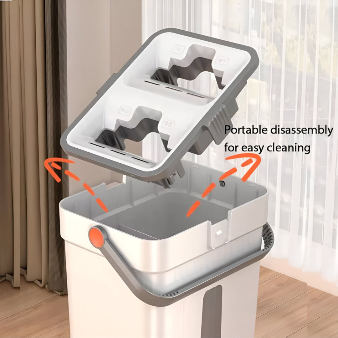 Floor Mop with Bucket , Flat Mop with Bucket