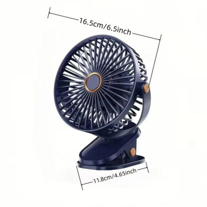 Portable USB Fan, Rechargeable Desk Fan