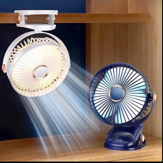 Portable USB Fan, Rechargeable Desk Fan
