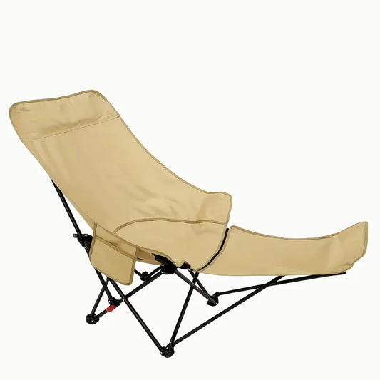 Adjustable Folding Recliner Chair, Outdoor Camping Chair