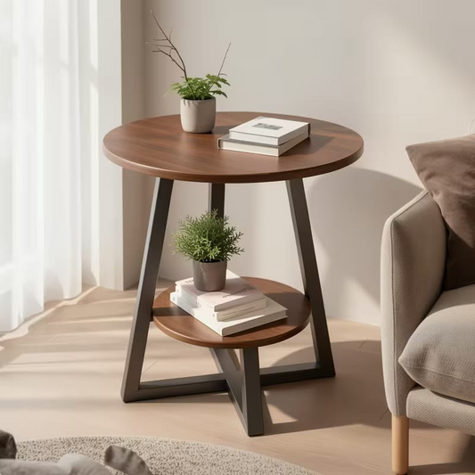 Round Side Table, 2 Tier Side Table,