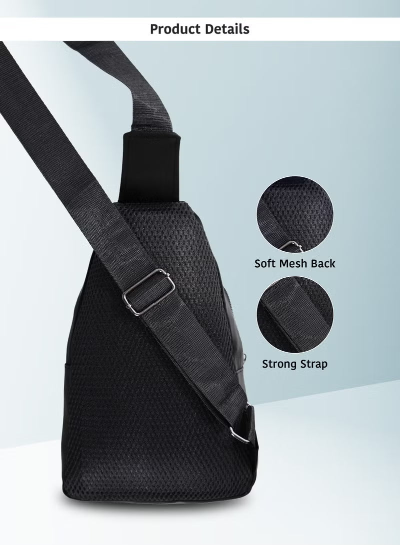 Parajohn Anti-Theft Crossbody Sling Bag | Oxford Shoulder Chest Pack for Youth