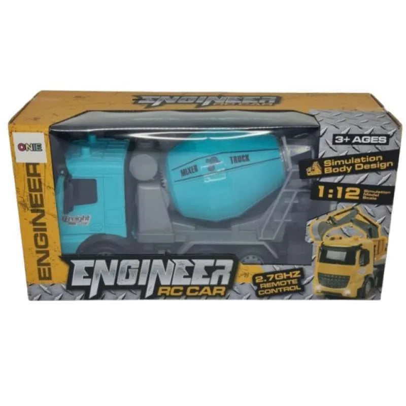 TRUCK ENGINEER REMOTE CONTROL CAR, Cement Mixer Tank Toy