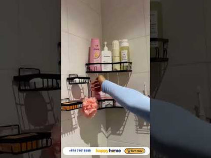 طقم دش زاوية، رف زاوية للحمام