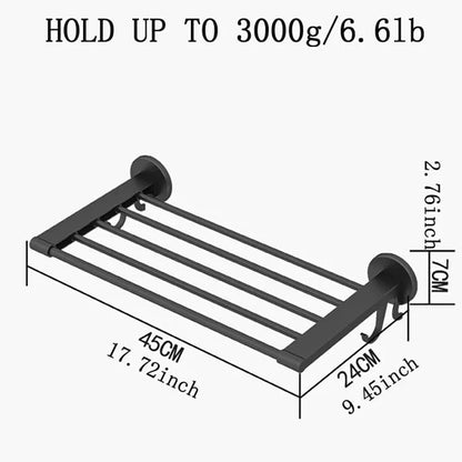 Wall Mounted Towel Holder,Bathroom Towel Rack