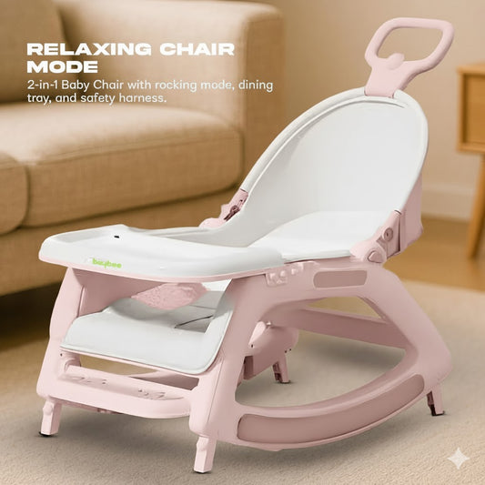 كرسي أطفال 2 في 1، كرسي طعام للأطفال مع صينية